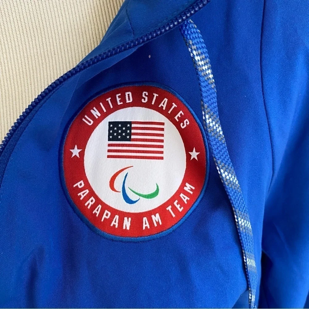 Nike Team USA Parapan AM American Games Team Full Zip Hoodie Jacket Sweater: L